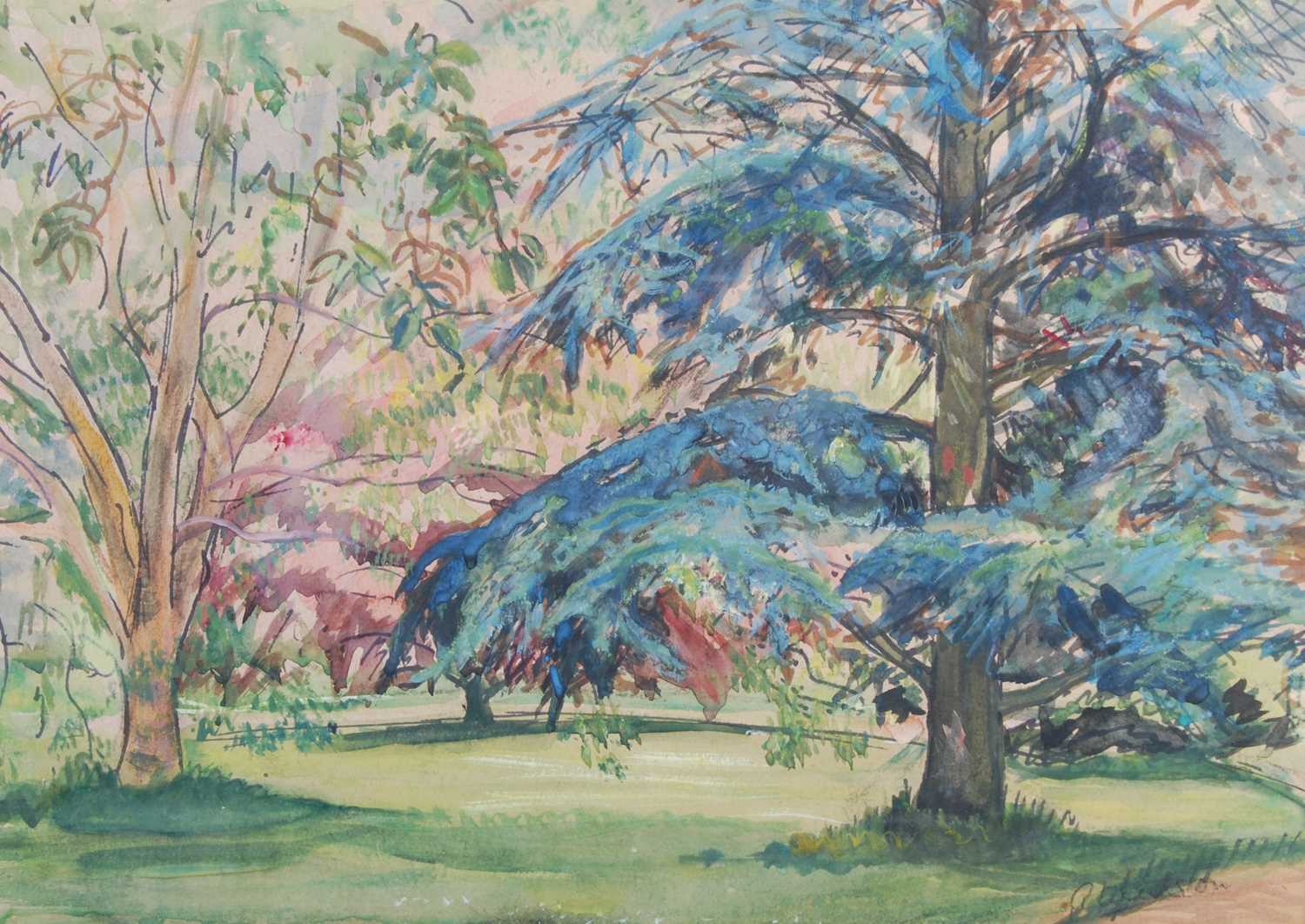 Lot 407 - Annabel Kidston (1896-1981) 
Trees at Rufflets...