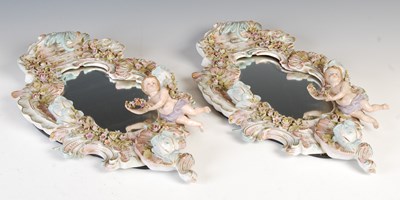 Lot 799 - A pair of late 19th century Continental...