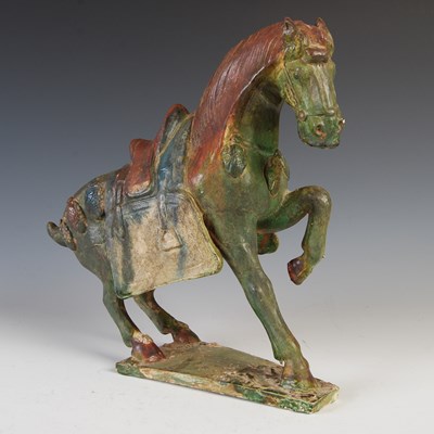 Lot 810 - A Chinese pottery Tang Dynasty style model of...