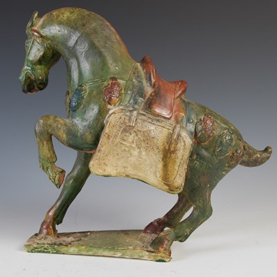 Lot 810 - A Chinese pottery Tang Dynasty style model of...