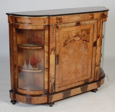 Lot 112 - A Victorian walnut and gilt metal mounted...