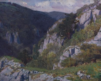 Lot 469 - Harold Speed (1872-1957) 
Woodland Valley 
oil...