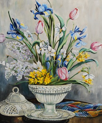 Lot 435 - Mabel Y. Irvine (20th century) 
Still life...