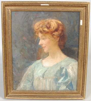 Lot 440 - Harold Waite RBA (1870-1939) 
Half length...
