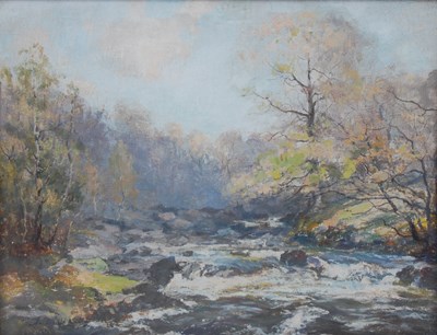 Lot 432 - Archibald Kay RSA RSW (1860-1935) 
River...