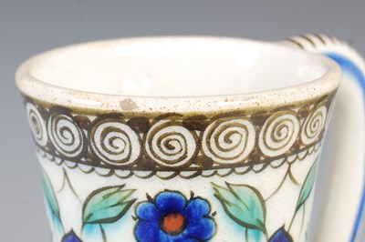 Lot 904 - A Cantagalli Iznik-style pottery ewer, late...