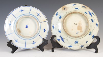 Lot 881 - Two Persian Safavid Kirman Chinese style blue...