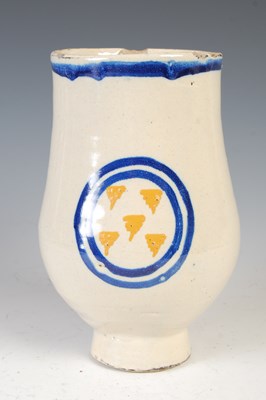 Lot 913 - A Dutch Delft pottery jug, 18th century,...
