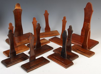 Lot 212 - A collection of twelve assorted mahogany...