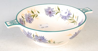 Lot 16 - A Griselda Hill Wemyss pottery quaich,...