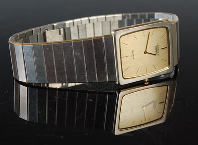 Lot 43 - A vintage Lassale Seiko Quartz stainless steel...