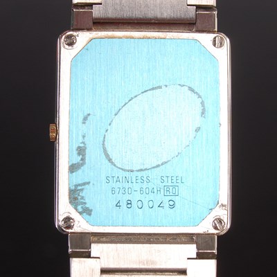 Lot 43 - A vintage Lassale Seiko Quartz stainless steel...