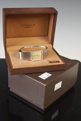 Lot 43 - A vintage Lassale Seiko Quartz stainless steel...