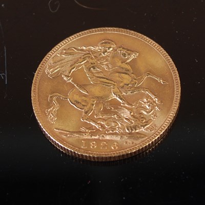 Lot 54 - A George V gold sovereign, dated 1926.