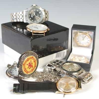 Lot 105 - A collection of assorted wristwatches, to...