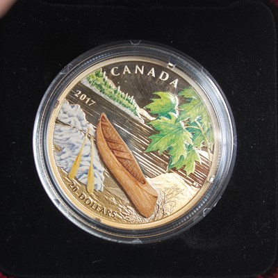 Lot 123 - A boxed Canadian Mint 2017 Twenty Dollar fine...
