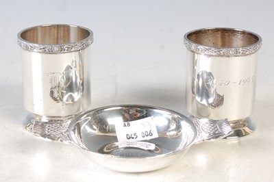 Lot 146 - A collection of silver to include a London...