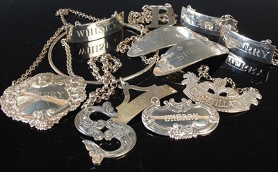 Lot 165 - A collection of eleven assorted silver,...