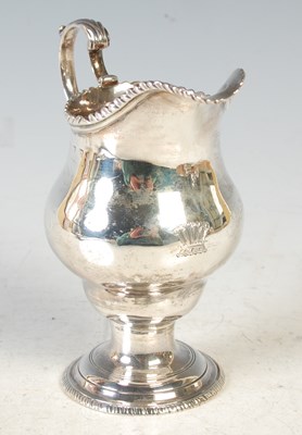 Lot 169 - An antique London silver cream jug, 11.5cm...