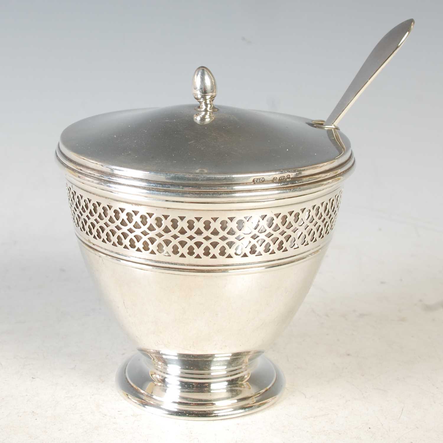 Lot 183 - A Tiffany & Co sterling silver and clear glass...