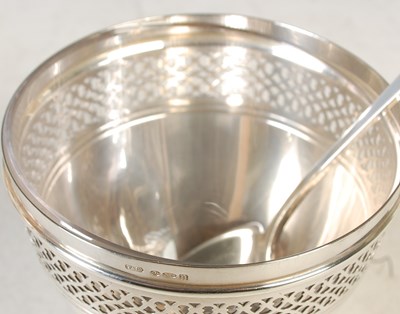Lot 183 - A Tiffany & Co sterling silver and clear glass...