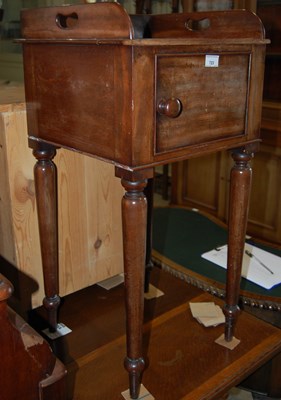 Lot 723 - A 19th century mahogany pot cupboard