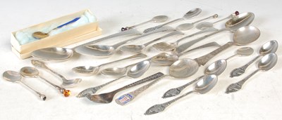 Lot 243 - A collection of assorted silver and sterling...