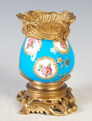 Lot 272 - A late 19th century ormolu mounted blue...