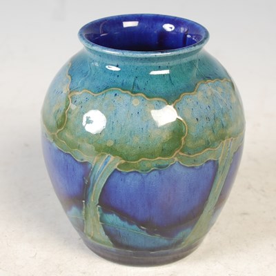 Lot 283 - Moonlit Blue, a small Moorcroft vase, signed...