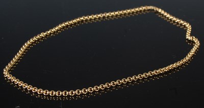 Lot 303 - A 9ct gold necklace, 6.7 grams.