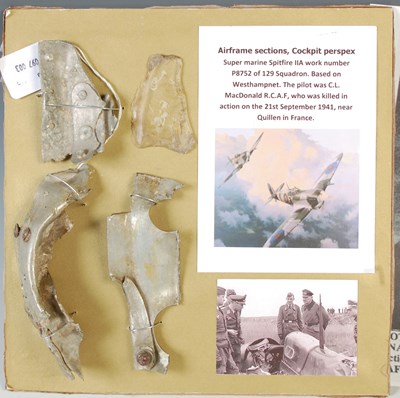 Lot 372 - World War II Aviation Interest - a montage of...