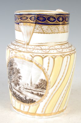 Lot 408 - An English porcelain jug, probably...