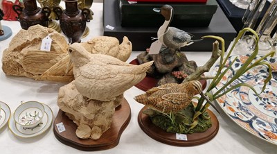 Lot 419 - Country Artists resin figure group of Snipe in...