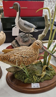 Lot 419 - Country Artists resin figure group of Snipe in...