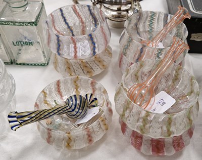 Lot 435 - A collection of glassware to include seven...