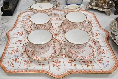 Lot 437 - A Mintons porcelain Kent pattern tea tray,...