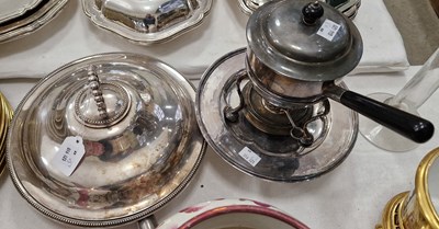 Lot 454 - A collection of EP ware to include cake stand;...