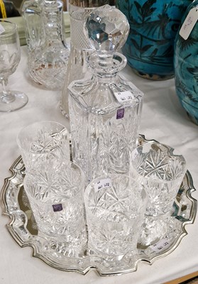 Lot 464 - An Edinburgh Crystal cut glass decanter and...