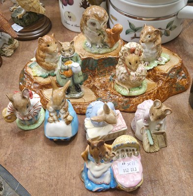 Lot 557 - A collection of ten assorted Beswick Beatrix...