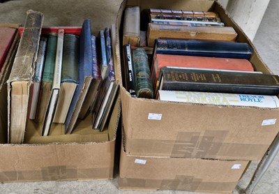 Lot 600 - Three boxes - assorted books to include 'Hans...