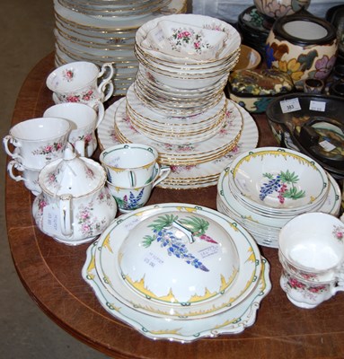 Lot 384 - A Royal Albert Lavender Rose pattern tea set,...