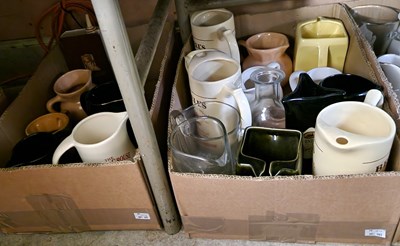 Lot 648 - Four boxes - assorted ceramic and glass whisky...