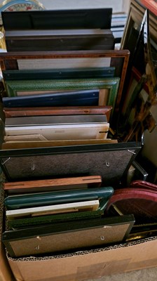 Lot 651 - Box - collection of assorted wood and leather...