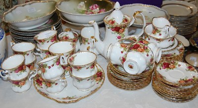 Lot 386 - A Royal Albert Old Country Roses part coffee set