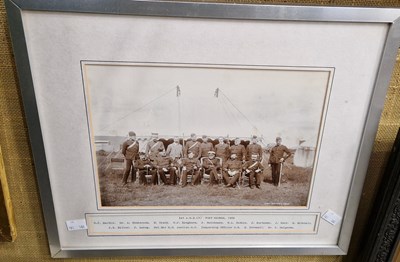 Lot 737 - Military Interest - a group photograph of The...