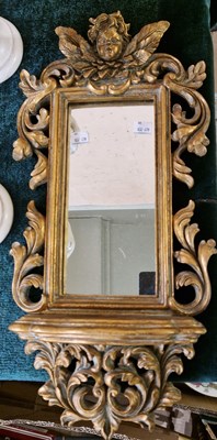 Lot 754 - A composite gilt framed rectangular wall...