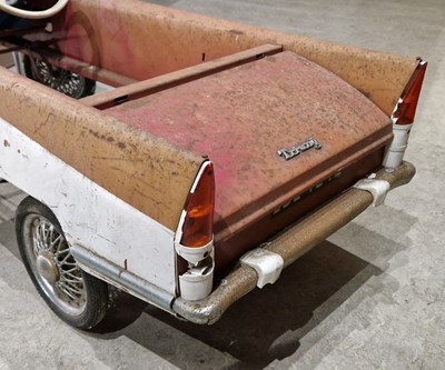 Lot 770 - A vintage Tri-ang peddle car, approximately...