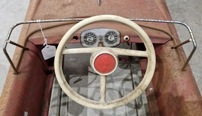 Lot 770 - A vintage Tri-ang peddle car, approximately...