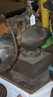 Lot 396 - A vintage French Peugeot table top coffee grinder