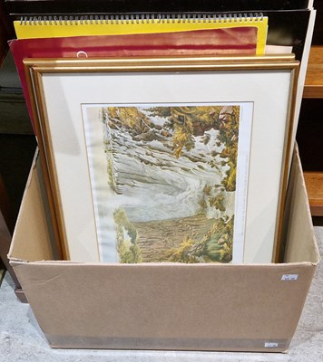 Lot 778 - Box - assorted decorative pictures and prints.